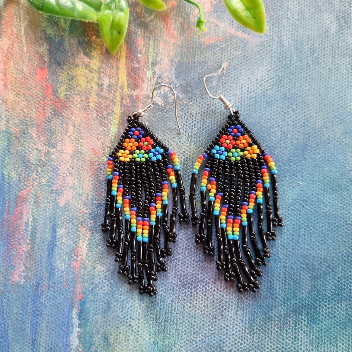 Øreringe med sorte perler - Hårpynt med blomster og perler til bryllup, konfirmation og fest