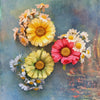 Små blomsterspænder - Hårpynt med blomster og perler til bryllup, konfirmation og fest