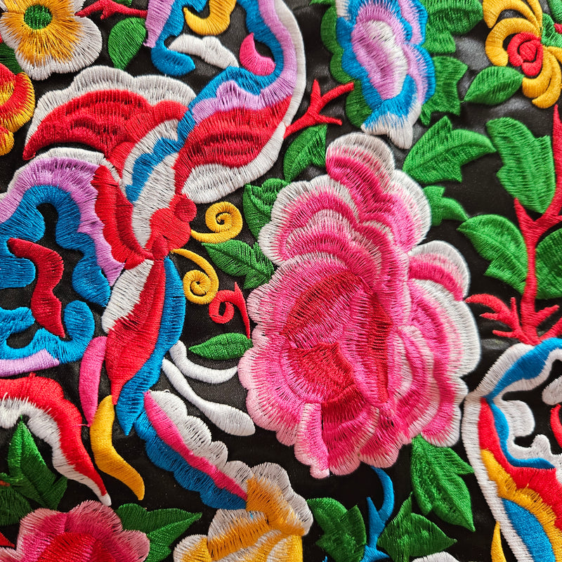 Stofstykke - Hårpynt med blomster og perler til bryllup, konfirmation og fest