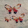 Smukke sommerfugle - Hårpynt med blomster og perler til bryllup, konfirmation og fest