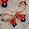 Smukke sommerfugle - Hårpynt med blomster og perler til bryllup, konfirmation og fest