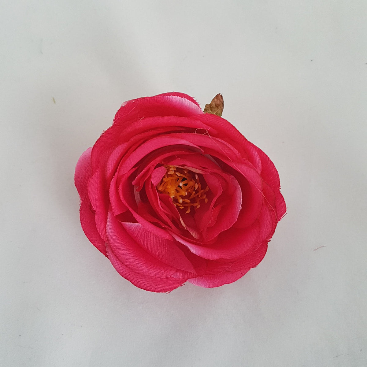 Pink blomst - Hårpynt med blomster og perler til bryllup, konfirmation og fest