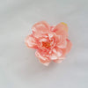 Lille lyserød pæon - Hårpynt med blomster og perler til bryllup, konfirmation og fest
