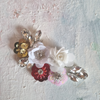 Pailletpynt - Hårpynt med blomster og perler til bryllup, konfirmation og fest